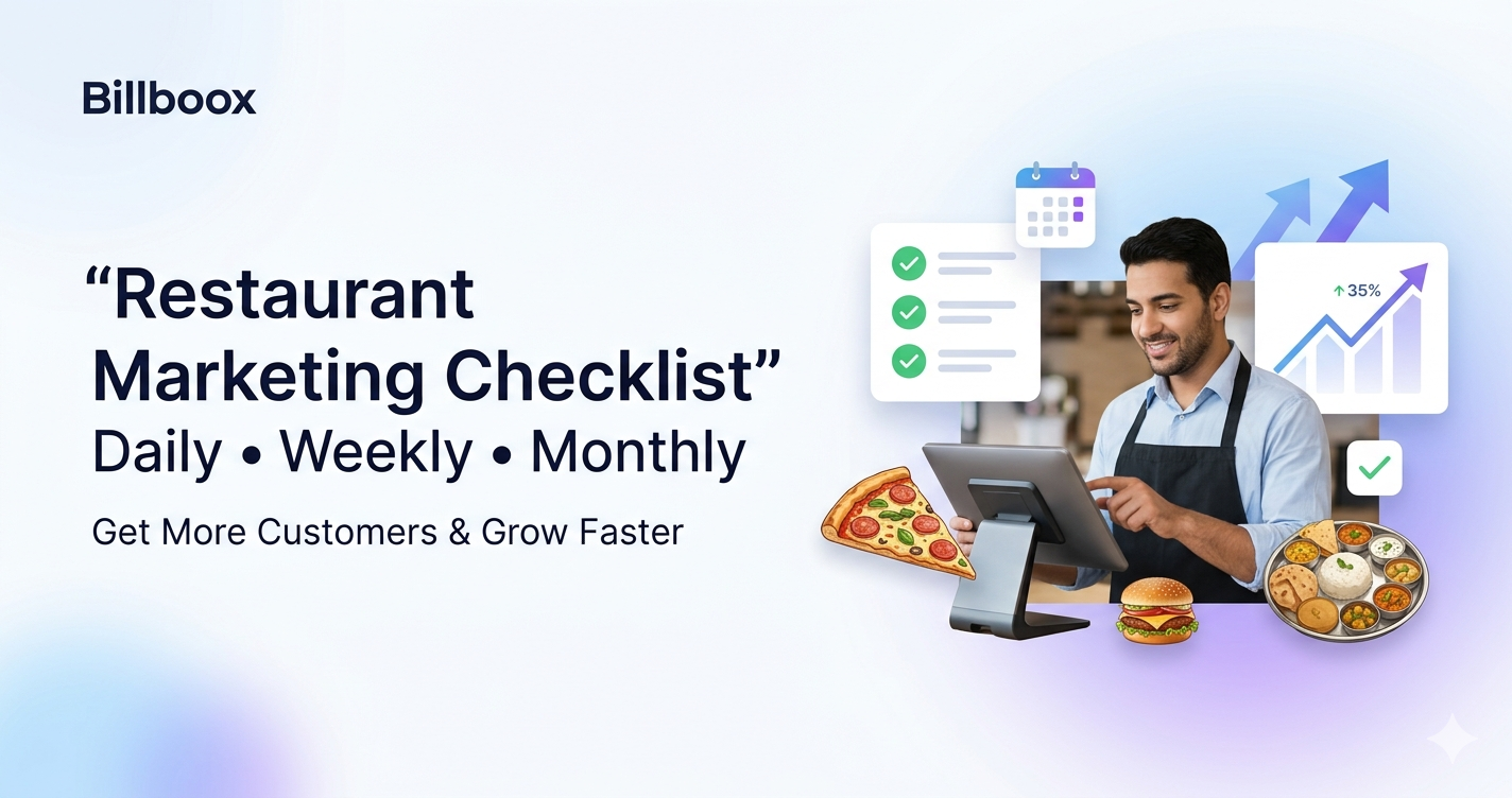 Restaurant Marketing Checklist (Daily, Weekly, Monthly) to Get More Customers Fast