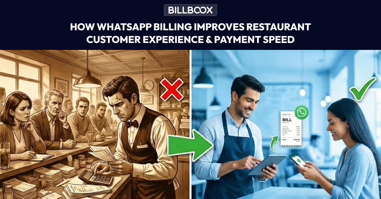 WhatsApp billing for restaurants improving payment speed
