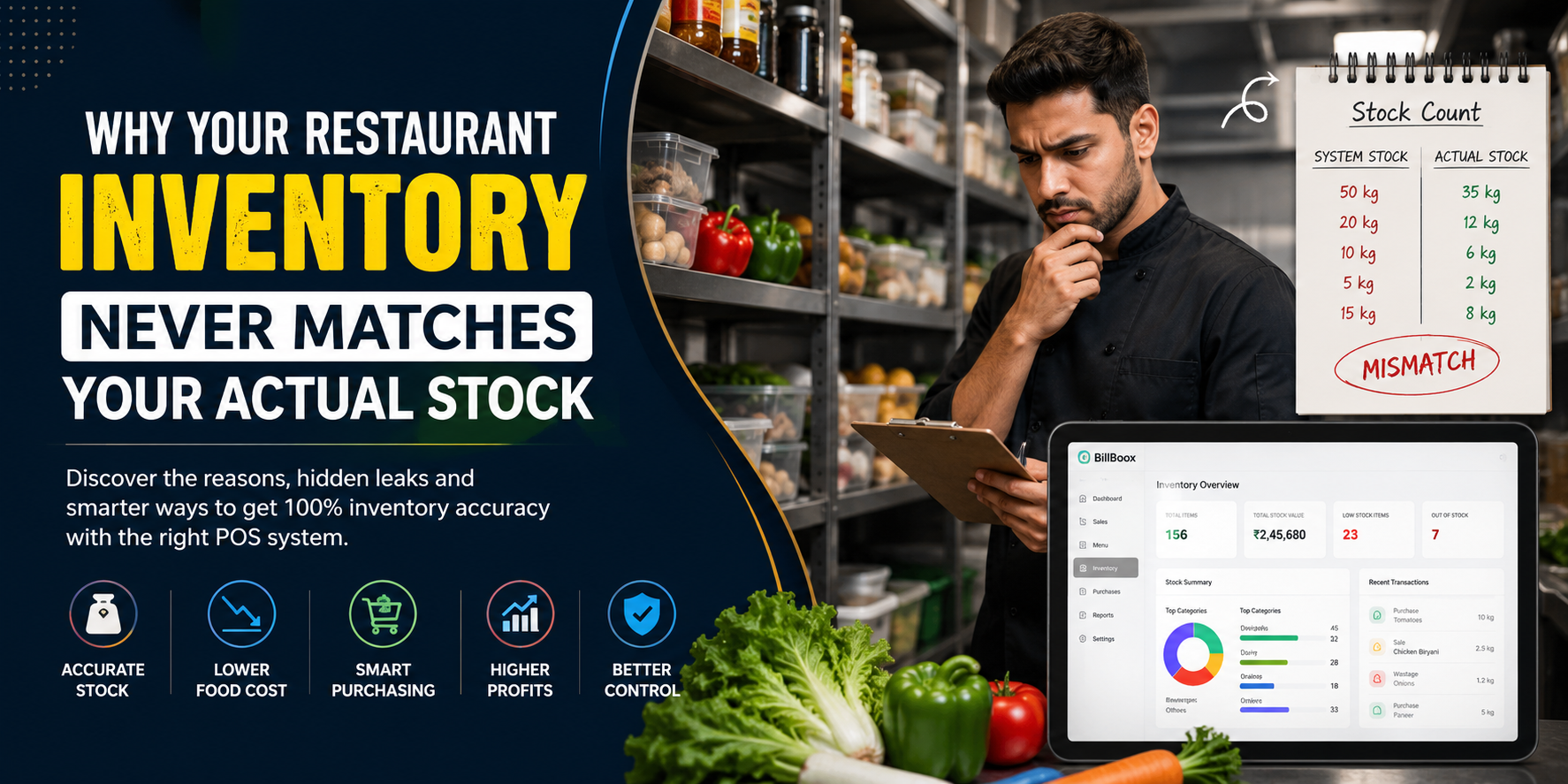Restaurant Inventory Not Matching Your Actual Stock? Here's Why